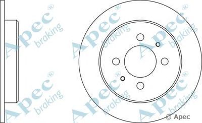 APEC BRAKING dsk347 -  Тормозной диск